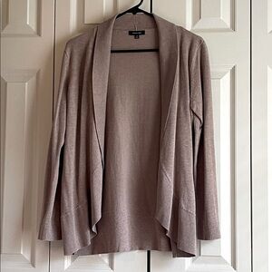 Verve Ami Taupe Draped Cardigan